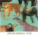 3D African Animals Lenticular Sheet
