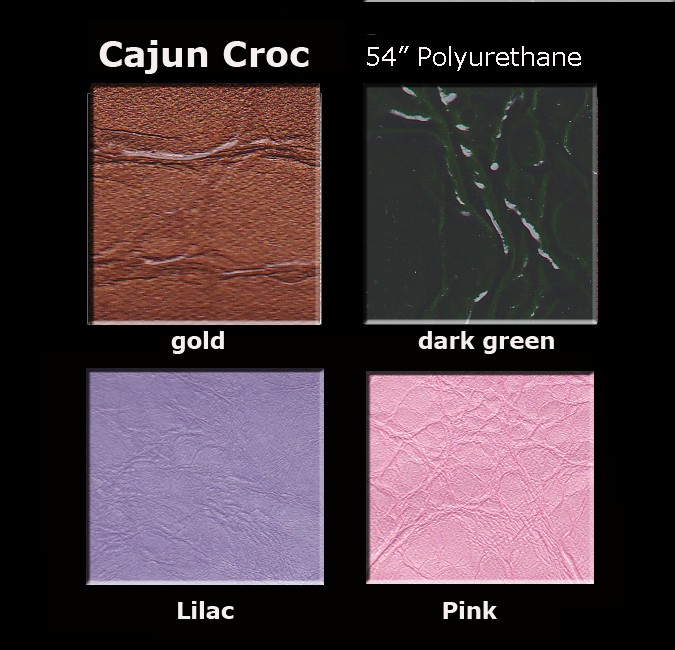 Cajun Croc Polyurethane Color Card