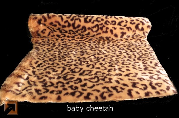 Baby Cheetah, high pile, "genuine fake"tm Fur 