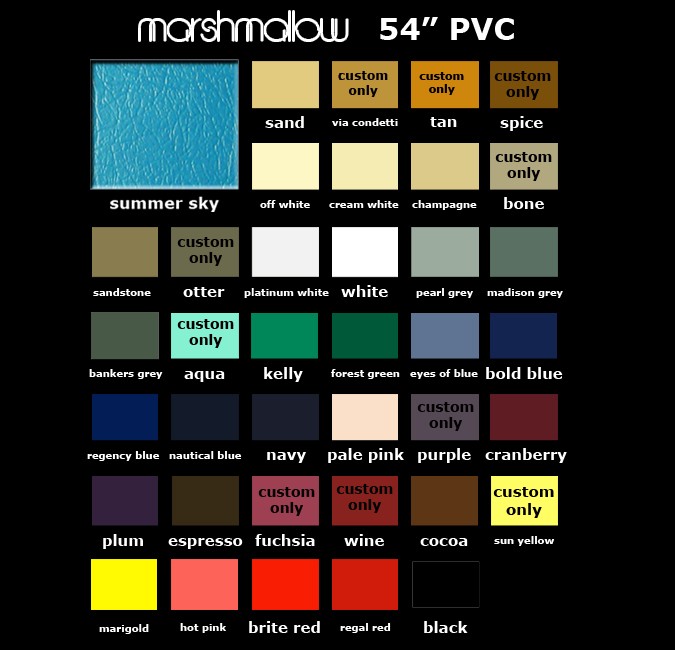 Marshmallow Color Card