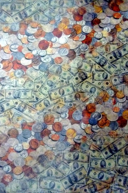 Lenticular Sheets 14 1/2" x 19" - Money