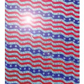American Flag Wave Holographic Film