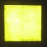 Flourescent Yellow Cube Light Sheet in Dark